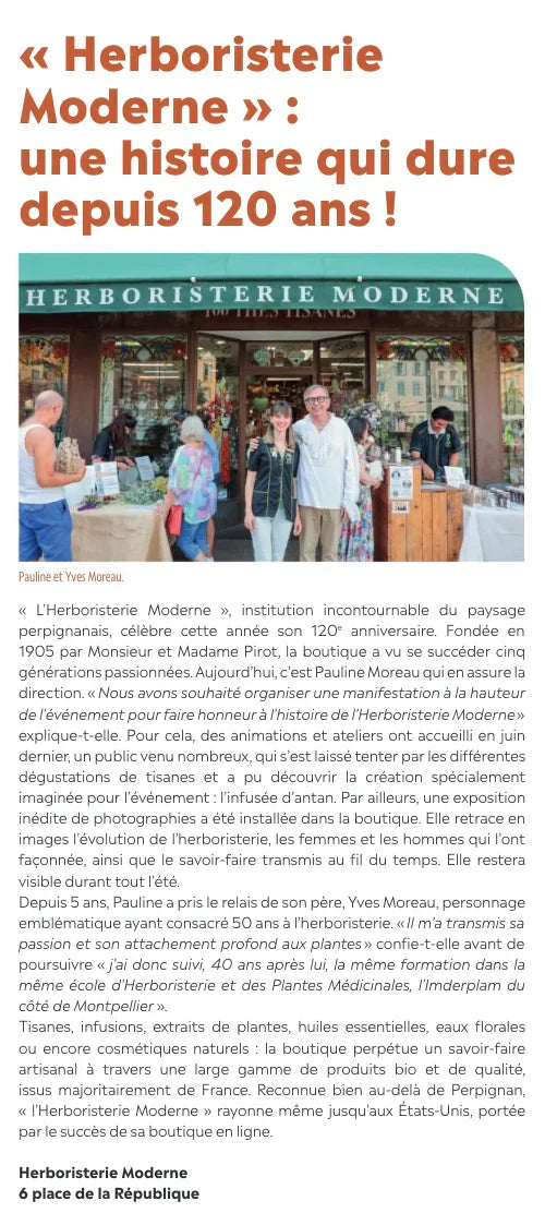 Herboristerie Moderne, une histoire qui dure depuis 120 ans !