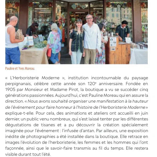 Herboristerie Moderne, une histoire qui dure depuis 120 ans !