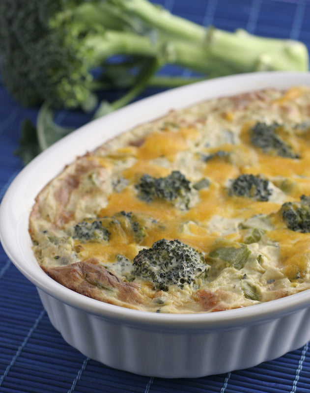 Flans de brocolis et carottes nouvelles