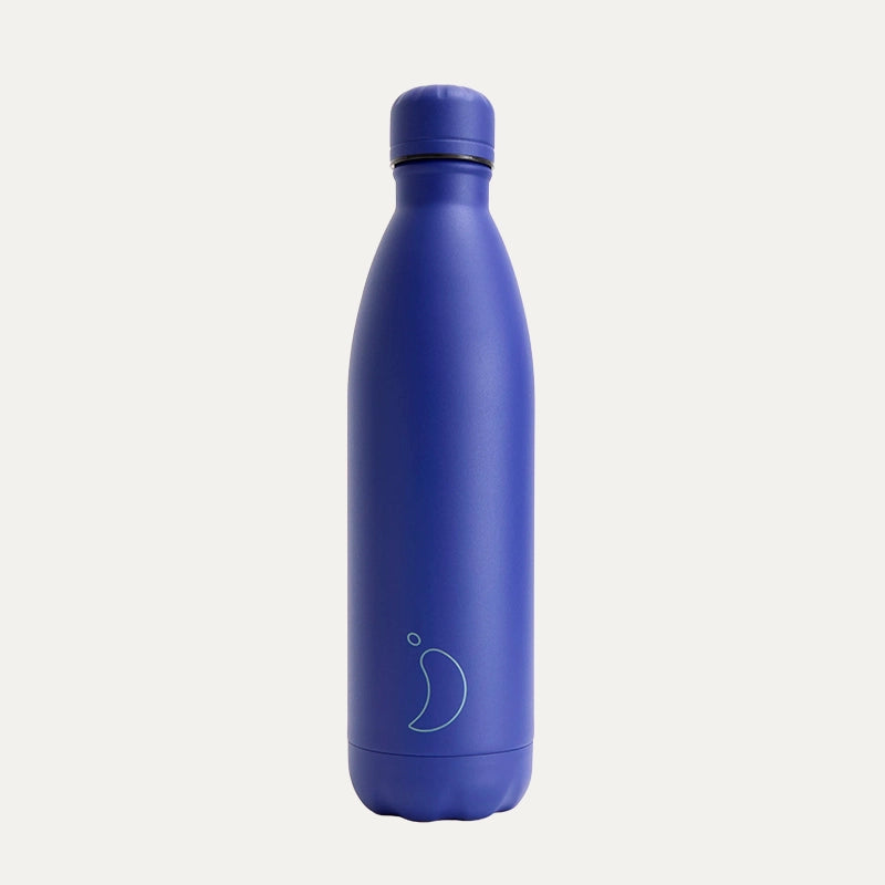 Bouteille thermos Isotherme Bleu mat