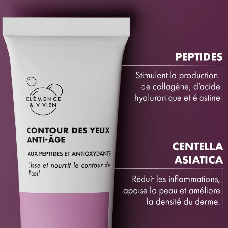 Clémence & Vivien - Contour des yeux anti-âge
Peptides + Centella asiatica