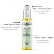 Roll-on à l'huile essentielle de Menthe poivrée BIO