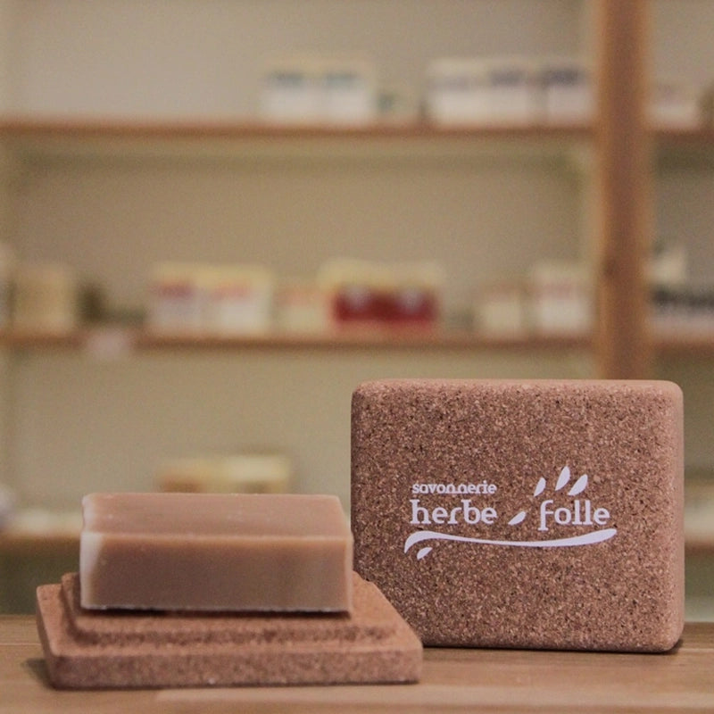 Boîte à savon de voyage en liège