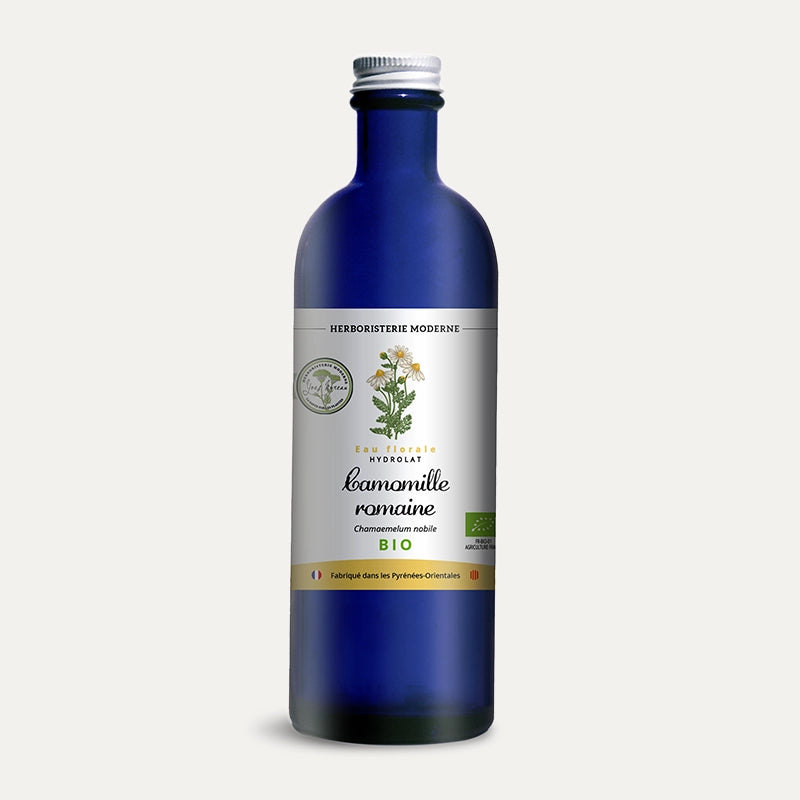 Hydrolat - Eau florale - Camomille romaine BIO des Pyrénées-Orientales