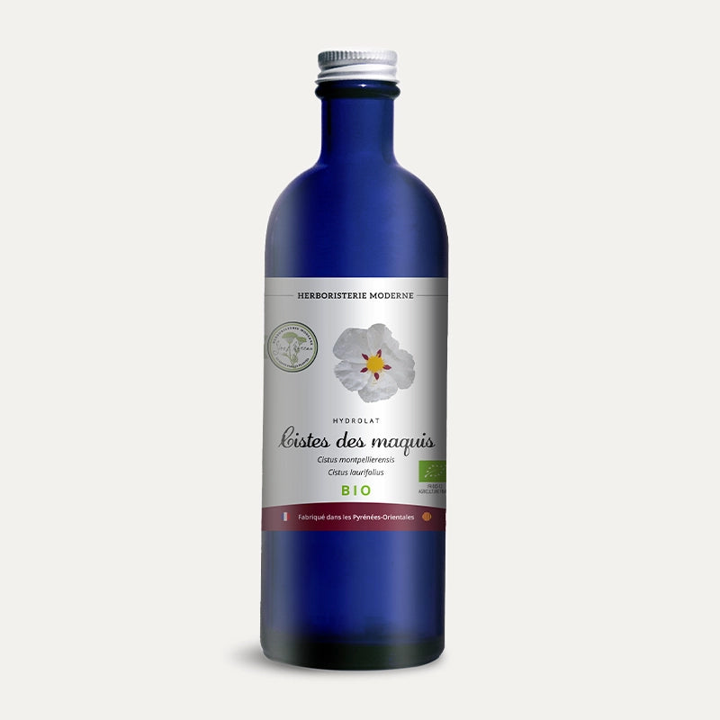 Hydrolat - Eau Florale - Ciste des Maquis BIO des Pyrénées-Orientales