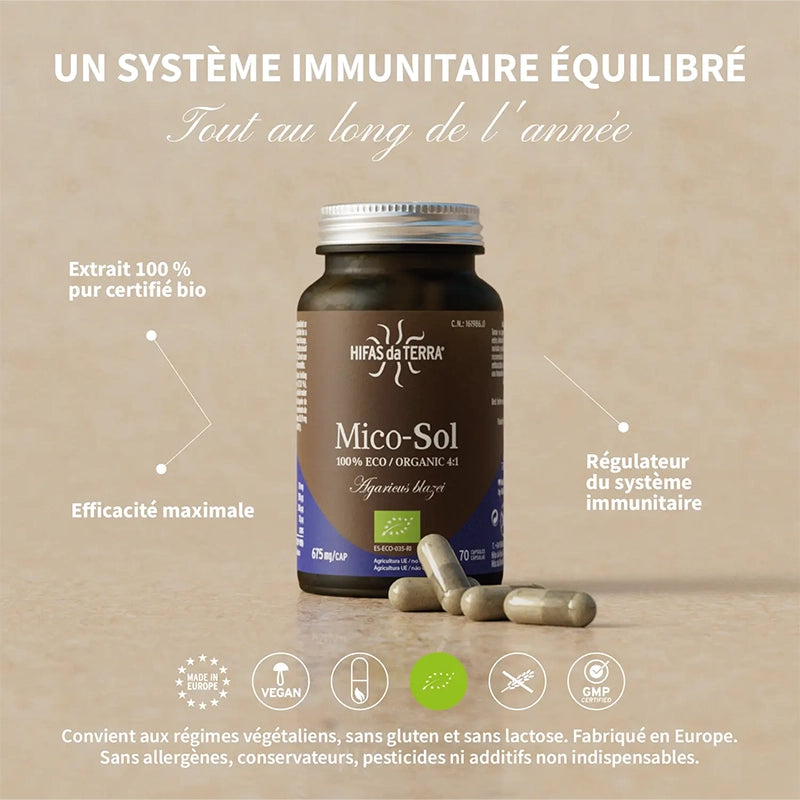 Mico-Sol BIO - Agaricus blazei Champignon du soleil
