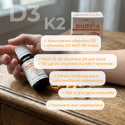 Vitamines D3 et Vitamines K2