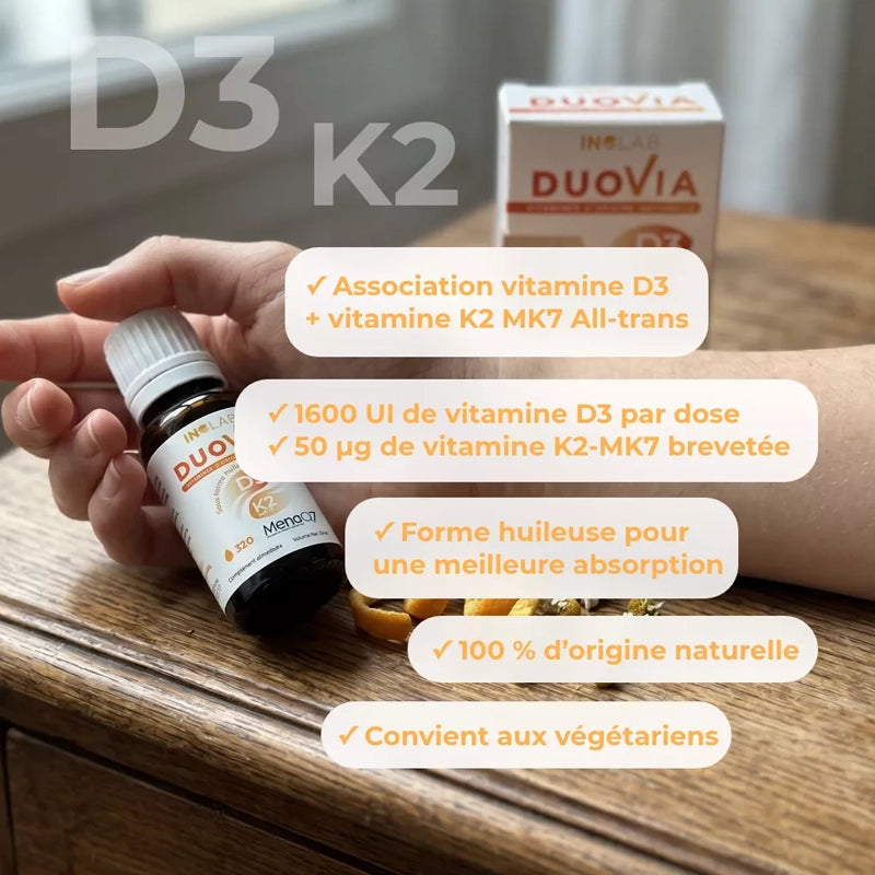 Vitamines D3 et Vitamines K2