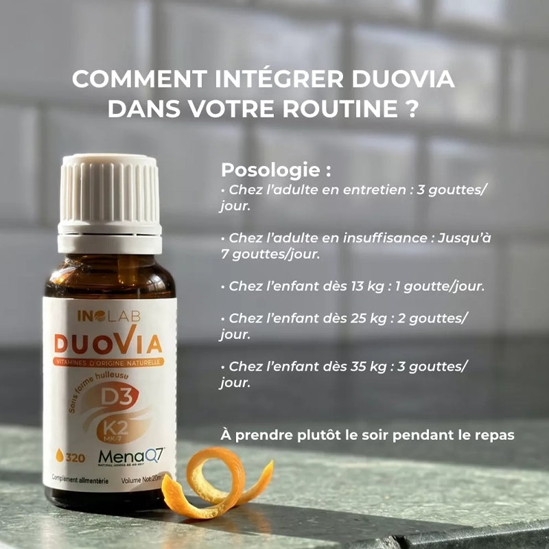 Vitamines D3 et Vitamines K2