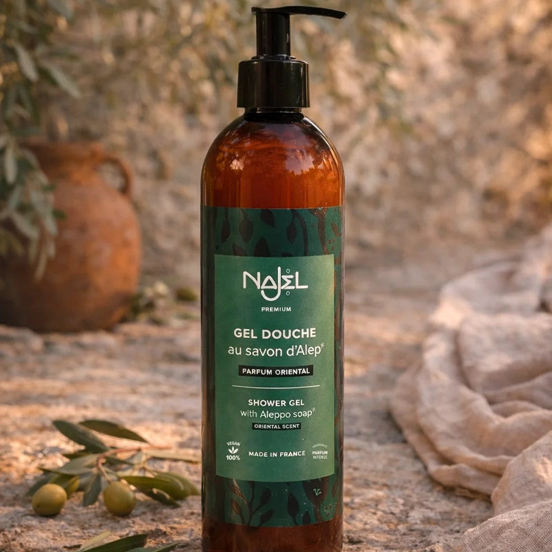 Najel - Gel douche au savon d'Alep - parfum intense Oriental