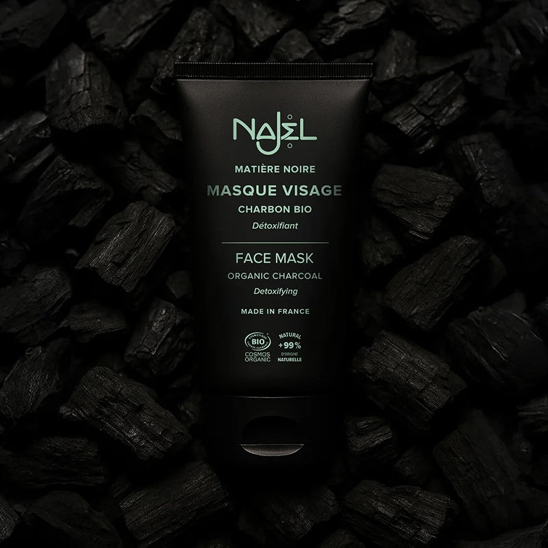 Najel - Masque visage au charbon BIO