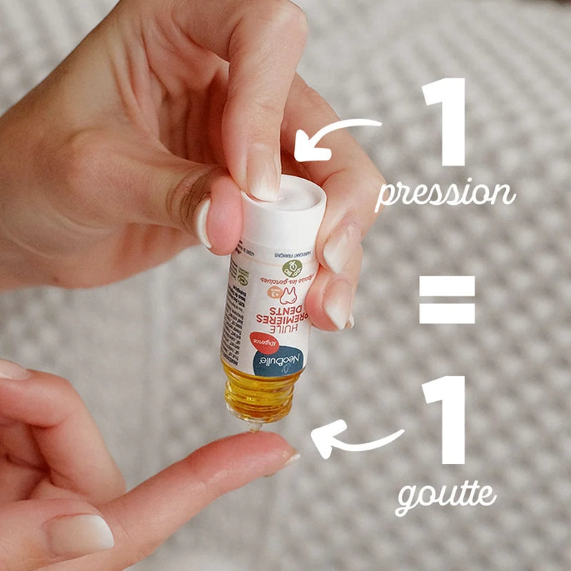 Neobulle - Huile Premières dents, apaise les gencives - Herboristerie Moderne
