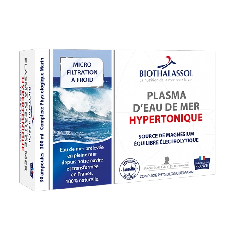 Plasma d'eau de mer Hypertonique (Ampoules)