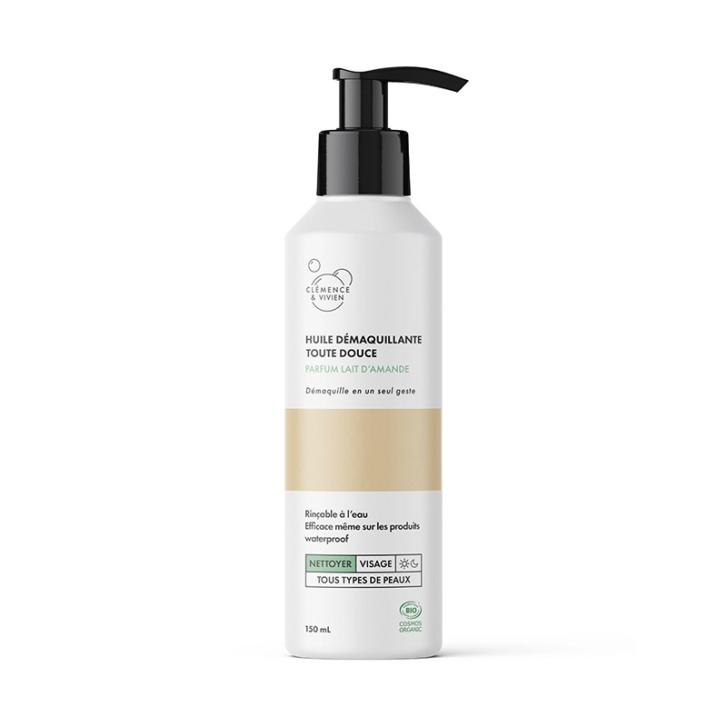 Huile démaquillante Toute Douce BIO - Parfum lait d'Amande