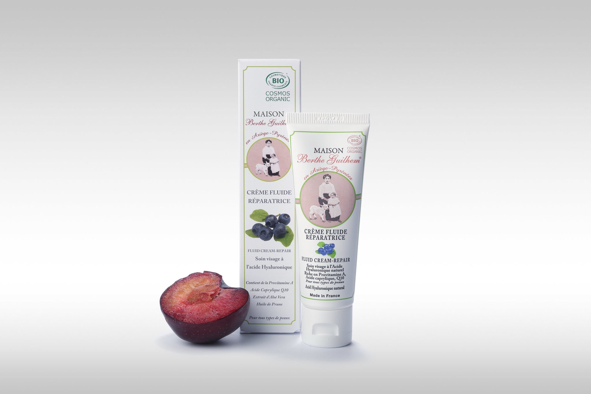 Crème Fluide Réparatrice au lait de chèvre frais BIO