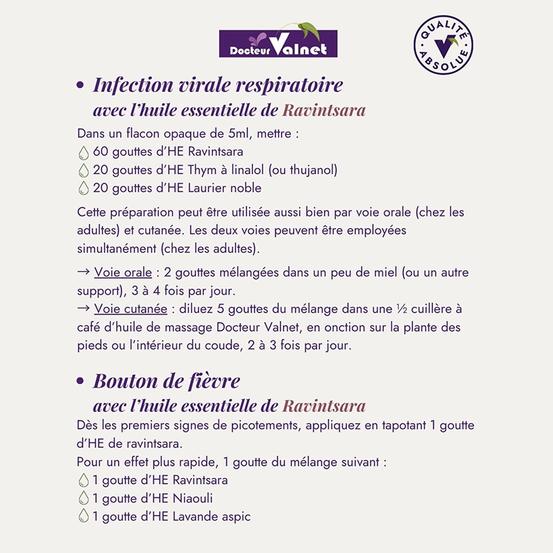 Huile essentielle Ravintsara BIO
