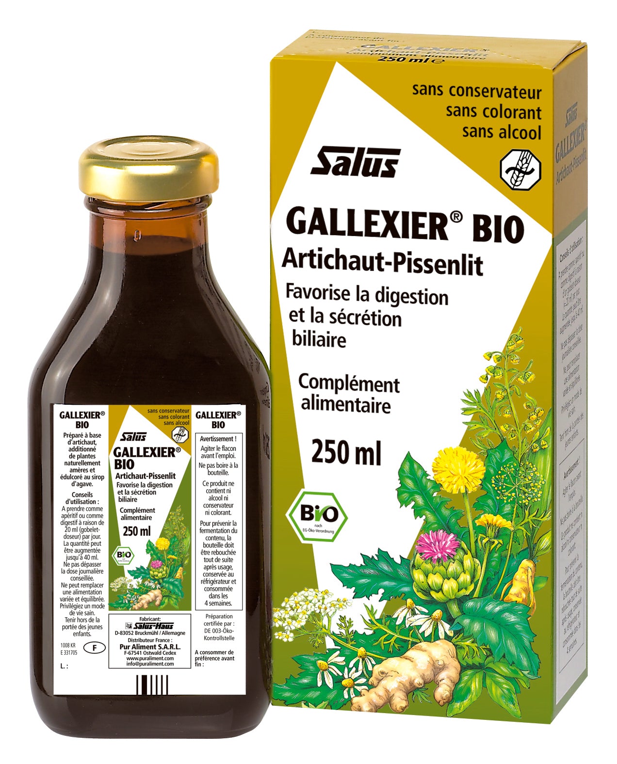 Gallexier Artichaut - Pissenlit BIO (À boire)