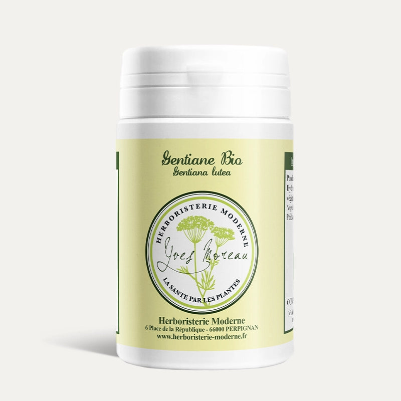 Herboristerie Moderne -complements alimentaires-Gentiane BIO gelules