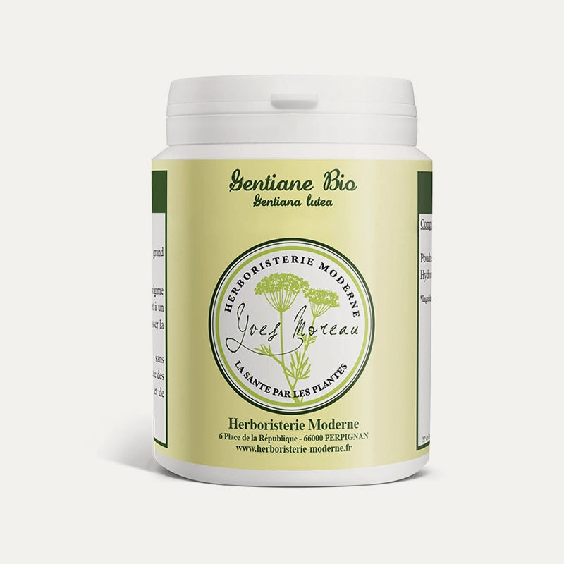 Herboristerie Moderne -complements alimentaires-Gentiane BIO gelules