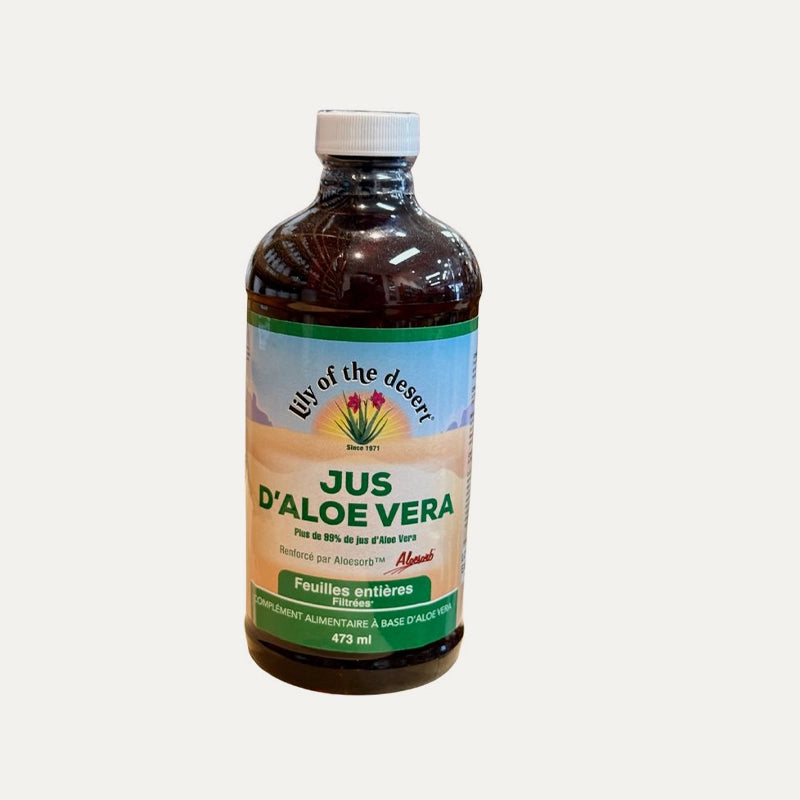 Pur Jus d'Aloe Vera à boire (feuilles entières)