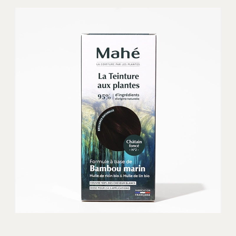Teinture aux plantes Martine Mahé n°2 Châtain Foncé