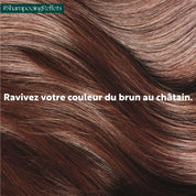 Shampooing reflets marron-noisette
