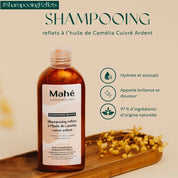Shampooing reflets à l’huile de Camélia - cuivré ardent