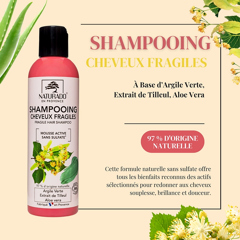 Shampooing BIO - Cheveux fragiles