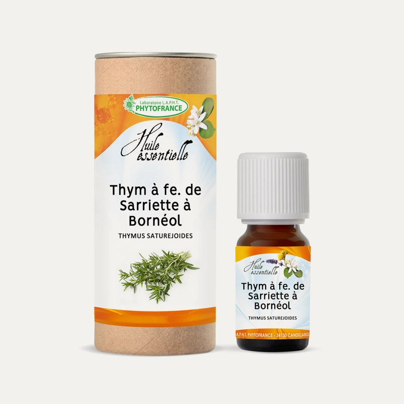Huile essentielle Thym à feuille de sarriette à Bornéol BIO