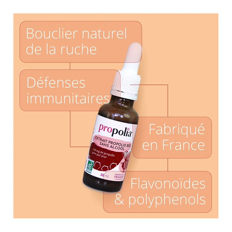 Extrait de Propolis BIO - Sans alcool